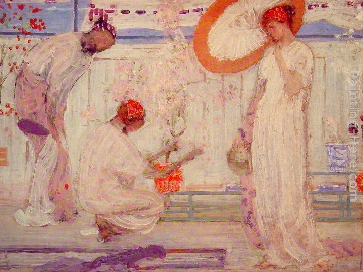 James Abbott McNeill Whistler The White Symphony Three Girls